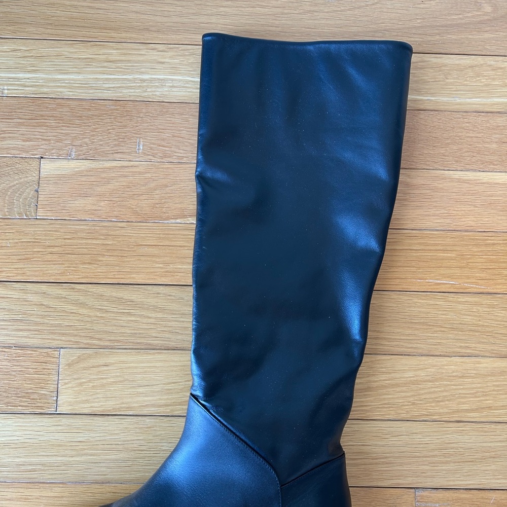 Banana Republic Black Pointed-Toe Knee-High Boots - Picture 5 of 5